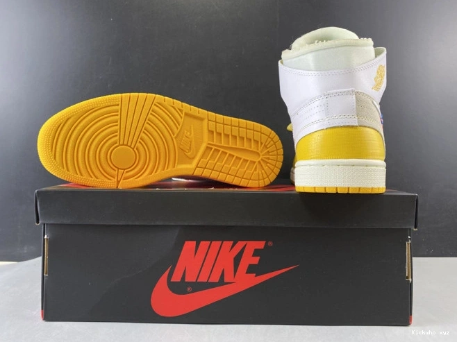 1 NRG AQ0818-149 Yellow-Cone Powder Off-White Dark Jordan x Air White 0816